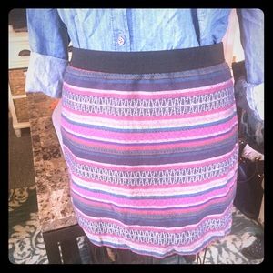 American Eagle Patterned High Waisted Mini